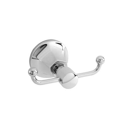 Newport Brass Double Robe Hook in Polished Chrome 24-13/26